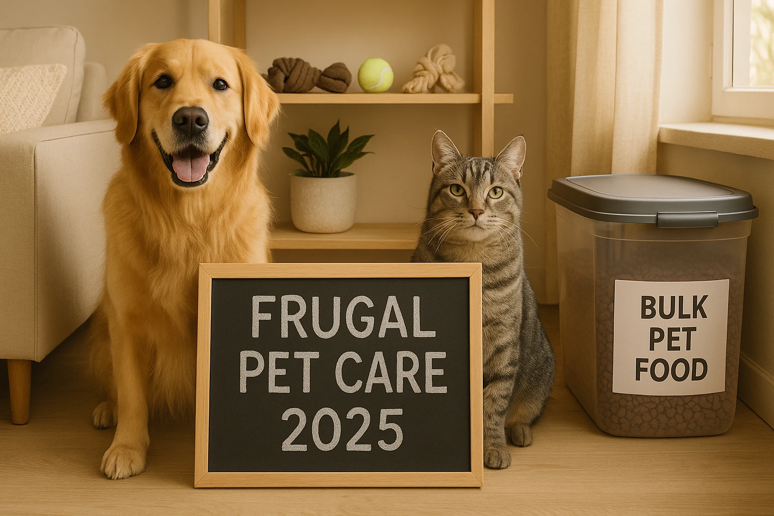 Frugal pet care tips for saving money on pet supplies and care