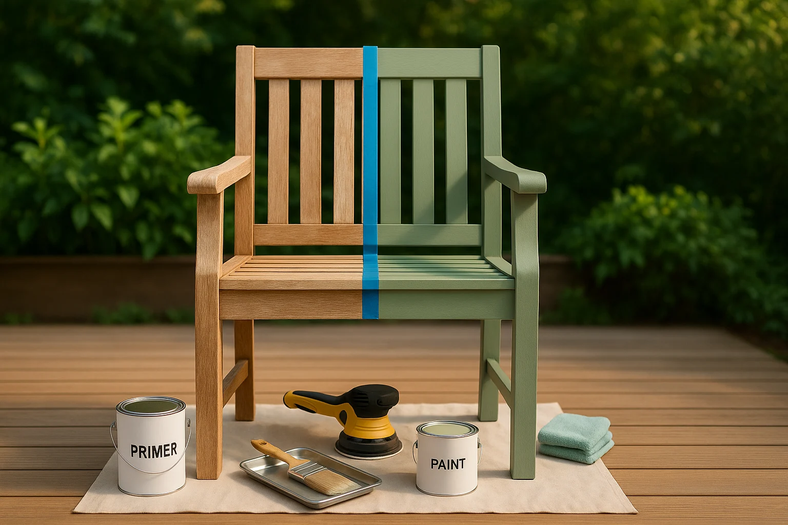 Refresh patio chairs with a diy furniture outdoor makeover—clean, sand, prime, then finish and seal so color lasts through sun, rain, and weekend use.