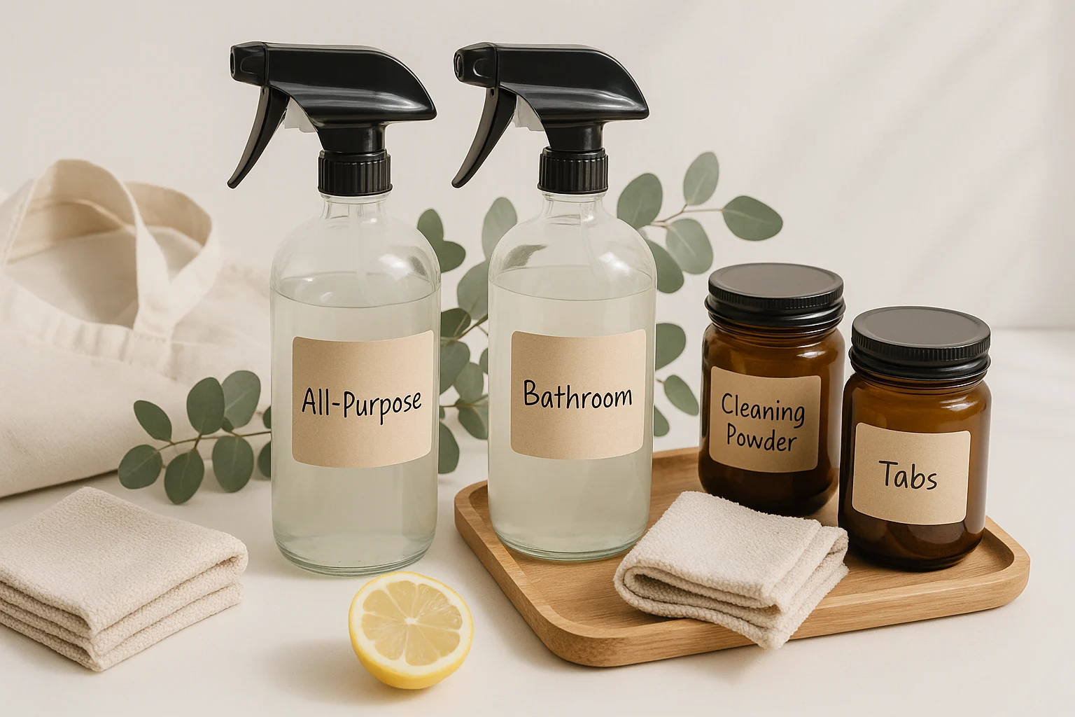 eco-friendly cleaning supplies for homemade solutions