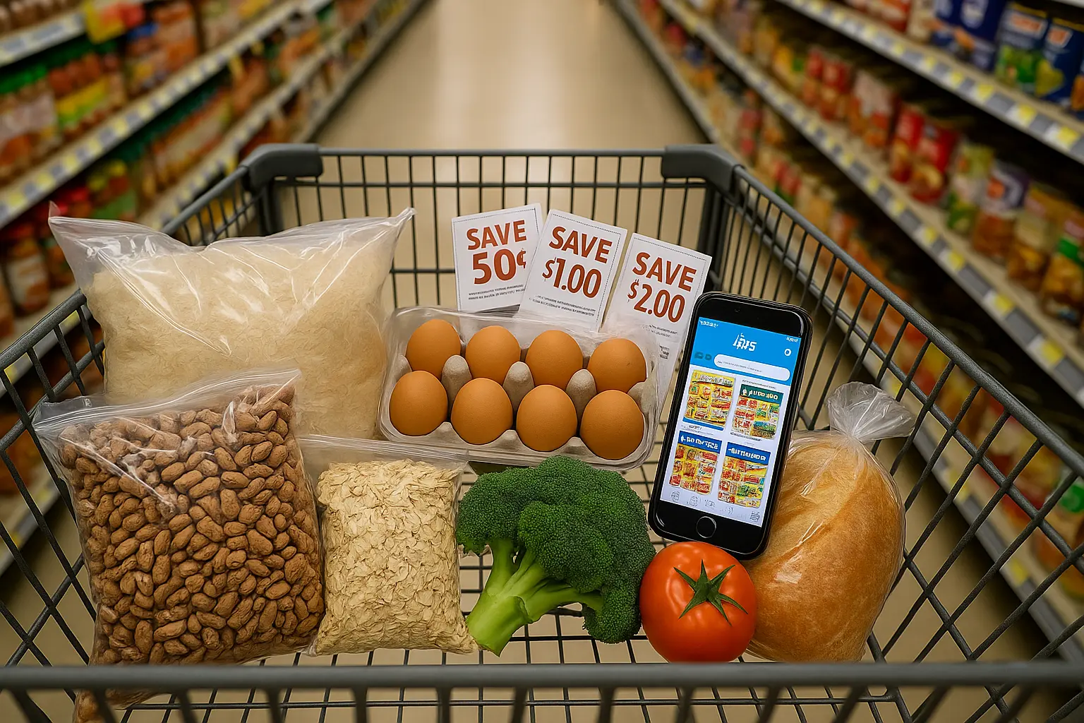 Grocery shopping tips for frugal meal planning