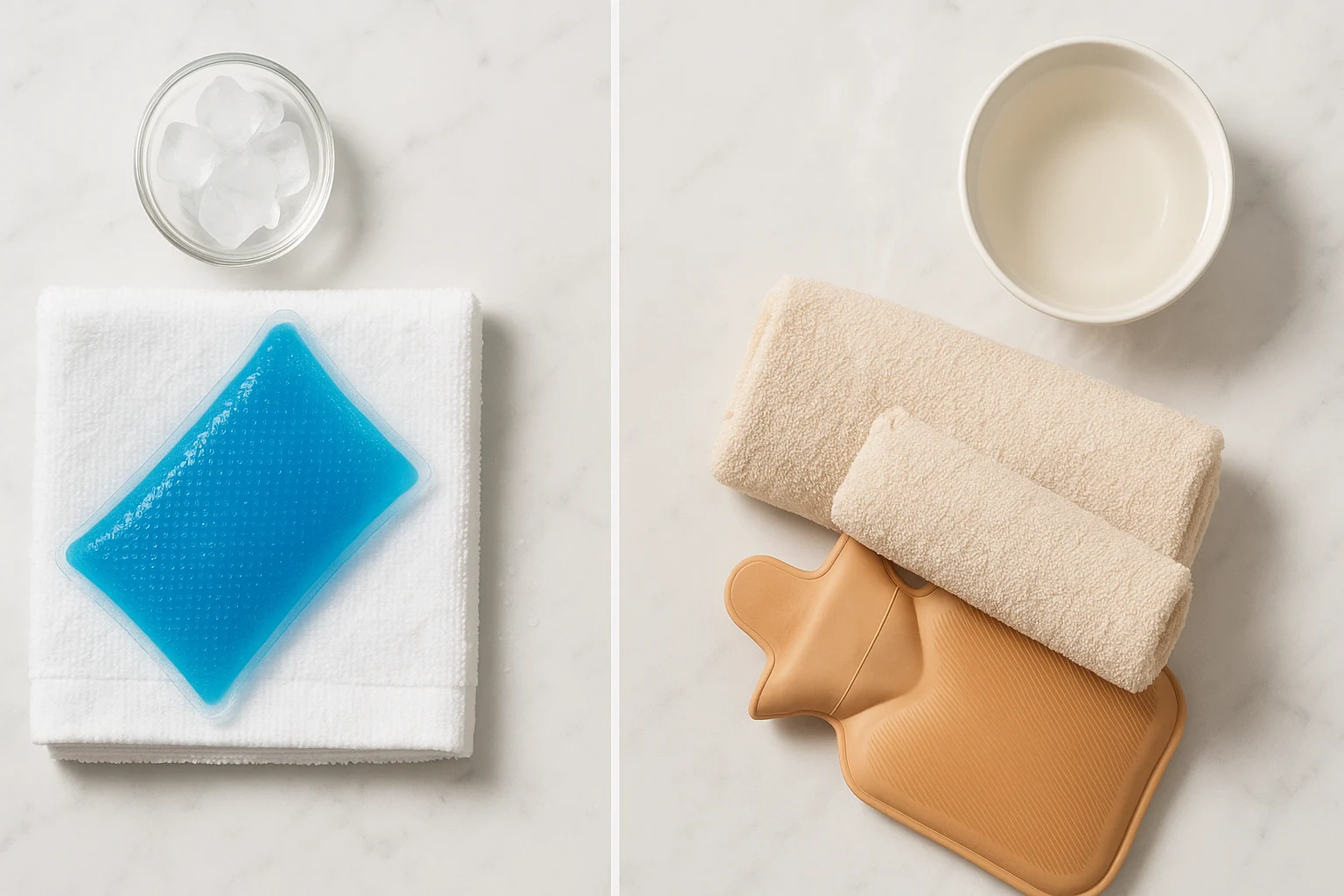 Choose cold for throbbing migraine pain or warm for tight muscles; follow compress tips to calm aches quickly