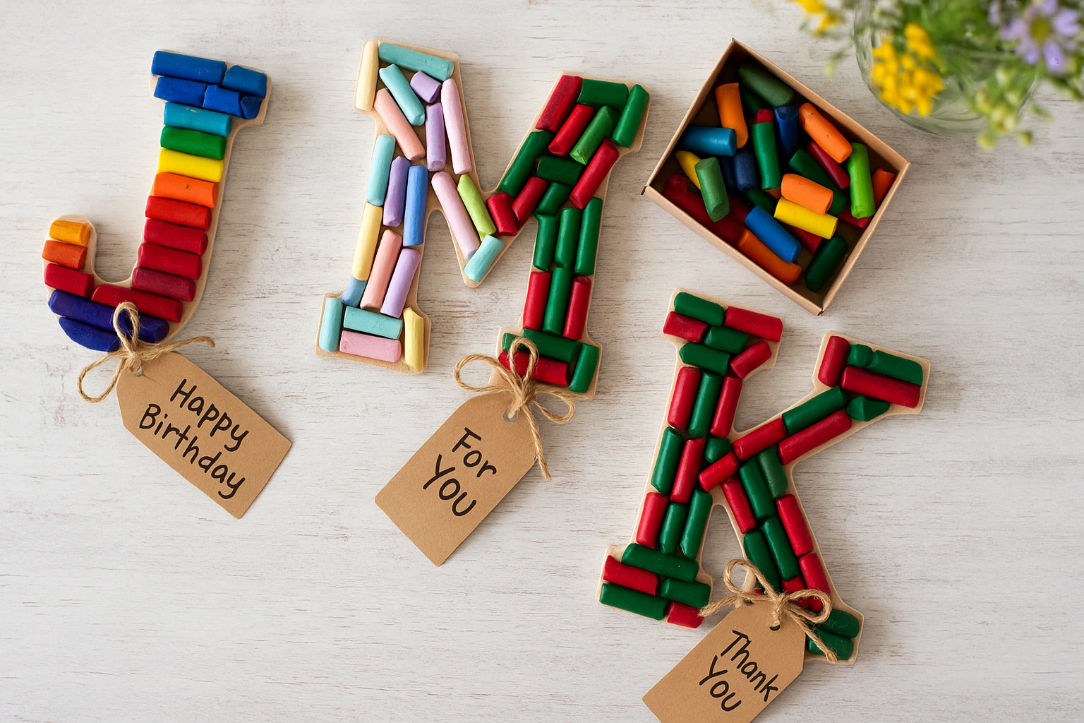 DIY crayon crafts for kids