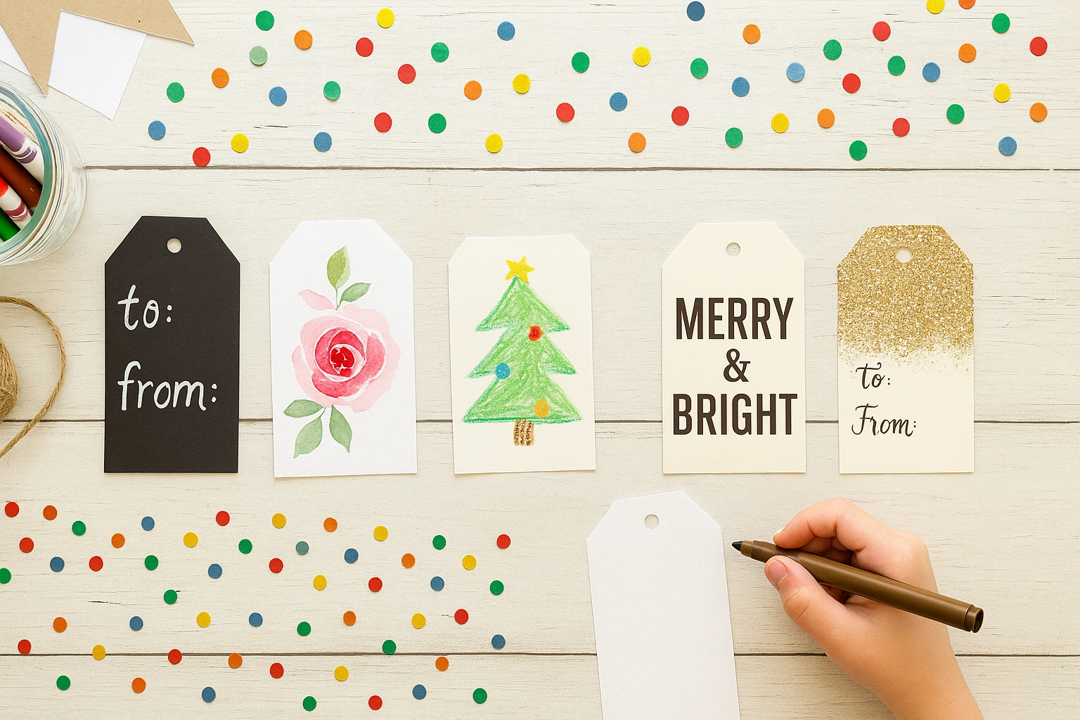 Creative ways to use printable gift tags beyond presents